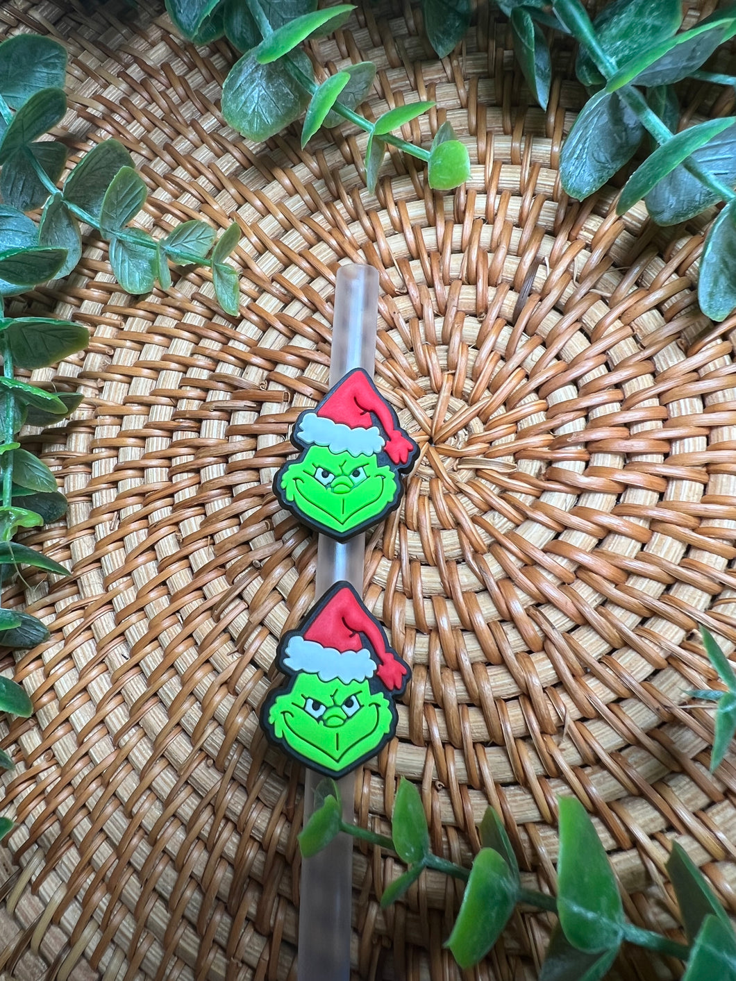 Grinch Straw Toppers – Alana Rose Bowtique